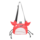 Sac de plage imperméável pour enfant en forme de crabe rose, idéal pour jouets de sable et de plage, de la marque Hesroicy.