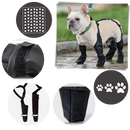 Bottes à bretelles imperméáveis para cães, acessório de proteção para patas, da marca Canine Care Products, LLC.