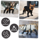 Bottes à bretelles imperméáveis para cães, acessórios de proteção para cães, marca Canine Care Products, LLC