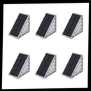 Lâmpadas solares à prova d'água para escadas, iluminação de passarela da marca Yszodd, visível no pacote de luzes solares.