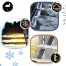 Lâmpadas solares à prova d'água para escadas, iluminação de exteriores Yszodd, luzes solares de degrau para áreas externas.