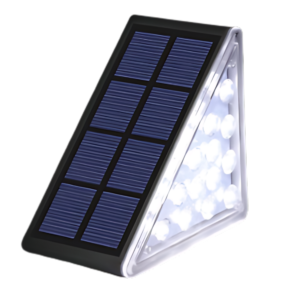 Luzes solares à prova d'água para escadas, iluminação de passarela da marca Yszodd, luzes brancas para exteriores.