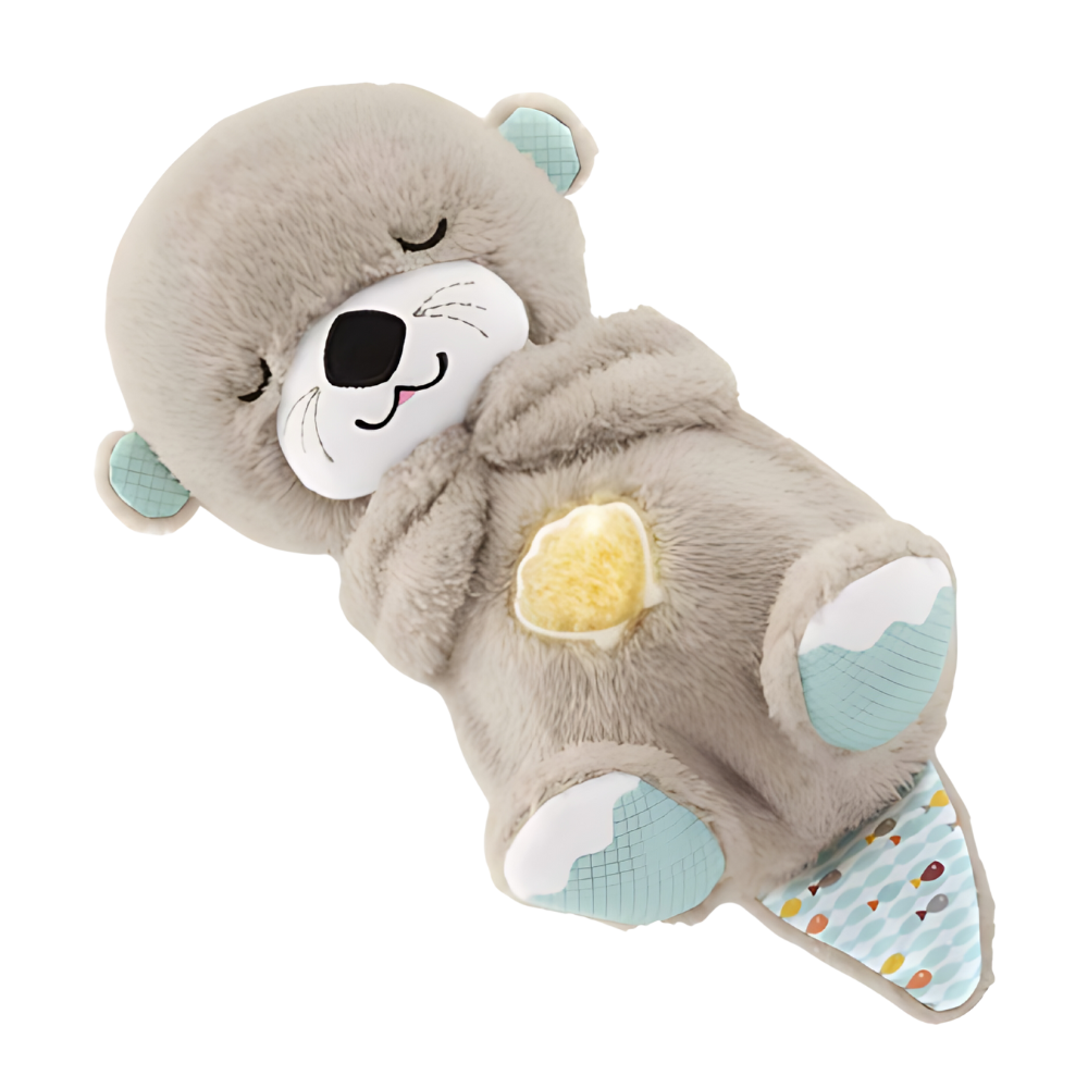 Peluche loutre apaisante da marca Watonic, ideal para conforto e relaxamento, parte de coleção de poupées e figurines.
