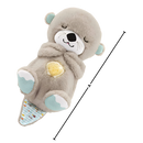 Peluche loutre Watonic, brinquedo aconchegante para sensação de conforto e bem-estar, ideal para relaxar e acalmar.