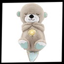Peluche de loutre apaisante da Watonic, ideal para conforto e relaxamento, parte de coffrets e figurines.