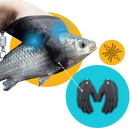 Luvas de pesca resistentes ao desgaste da marca Fnyoxu com grip seguro e durabilidade para atividades de pesca.
