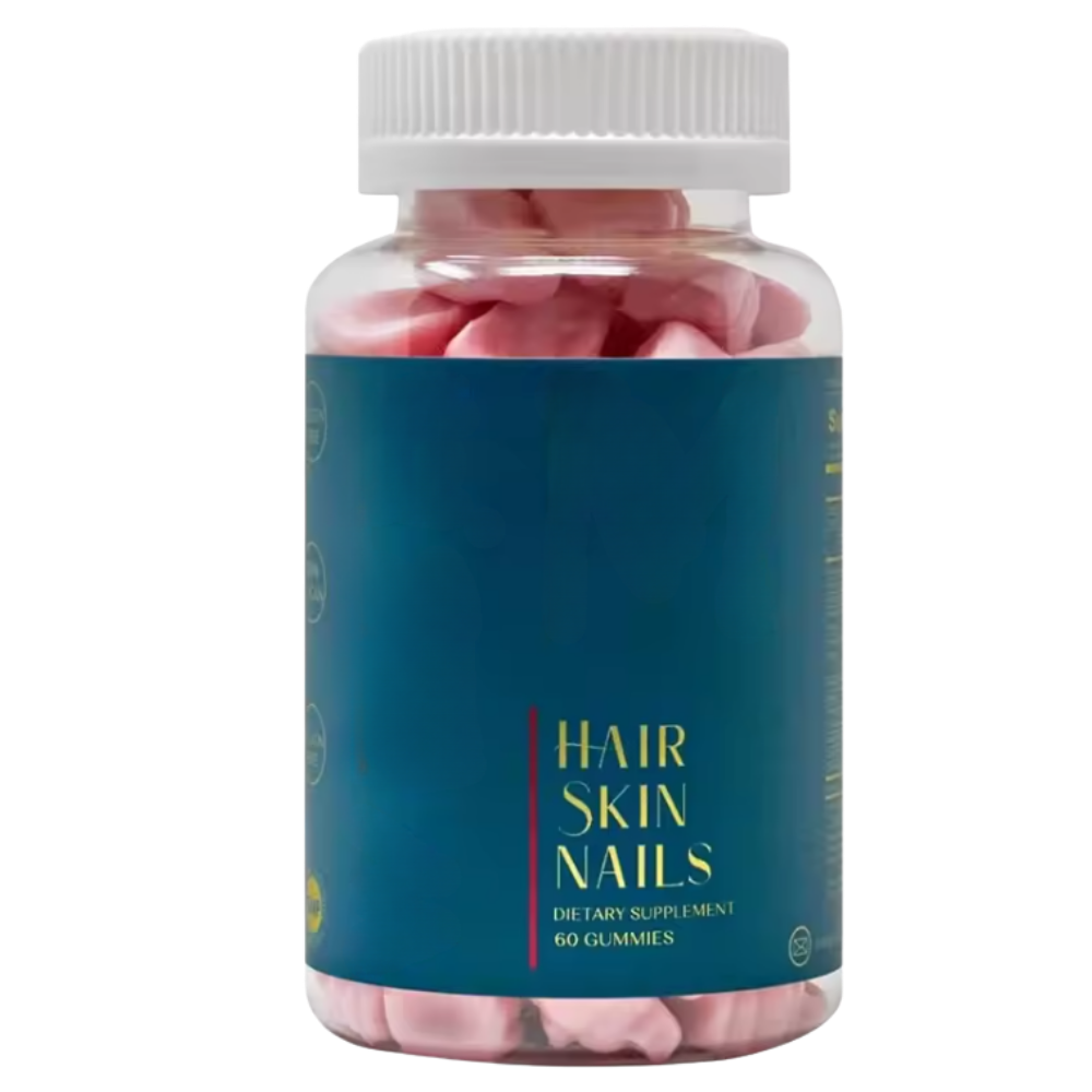 Gummies de framboesa enriquecidos com biotina da marca Weem, suplemento de fitness e nutrição com framboesas.