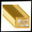 Masque de soin pour les yeux Well-Link avec solution de collagène et or 24 carats, 20 paires de patchs pour revitaliser la peau.