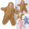 Sac de couchage pour bébé étoile de mer de Wicvik Kids, vêtement pour bébés et tout-petits, en blanc, taille 0-6 mois.