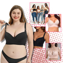 Soutien-gorge push-up Noyal com grandes abas laterais integradas para modelar e suavizar a silhueta.