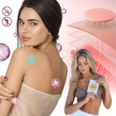 Patches de bem-estar ultra-absorbentes da Wiieey, usados para fitness e nutrição, mostrados em embalagem branca e moderna.