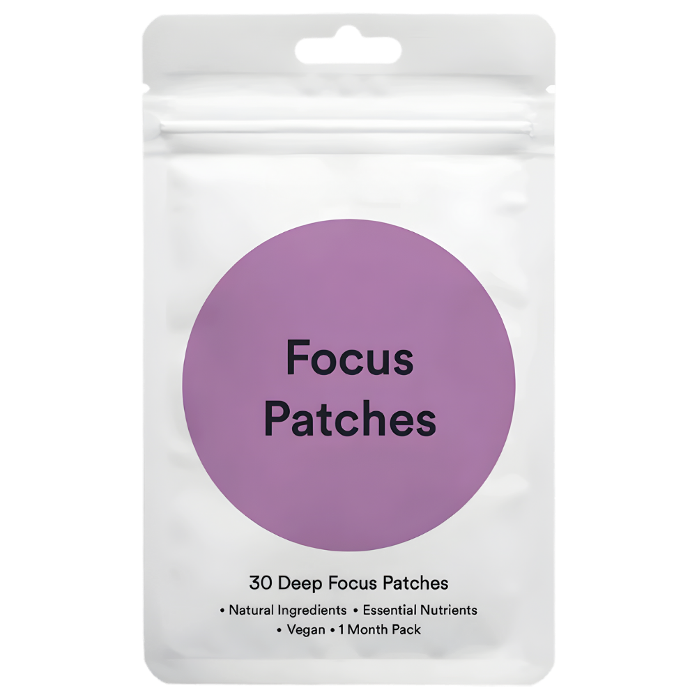 Patches bem-estar ultra-absorvent Wiieey para fitness e nutrição, mostrando o produto em embalagem com detalhes.