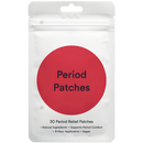 Patchs bem-estar Wiieey, ultra-absorbentes, para fitness e nutrição, visíveis na imagem com embalagem e detalhes do produto.