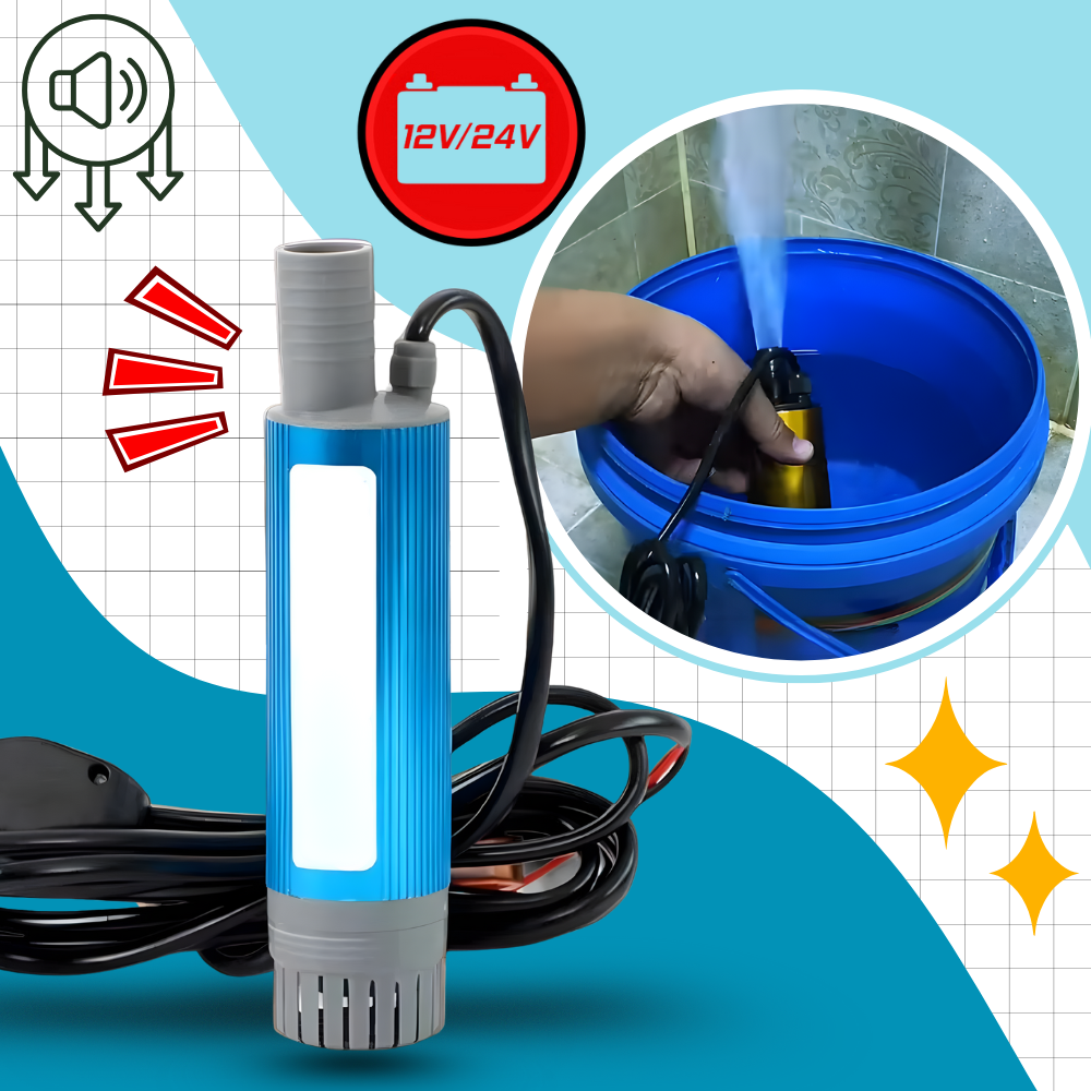 Bomba de transferência de líquido de alta potência da Winbang, tipo bomba de apoio, com conexão de 12V.
