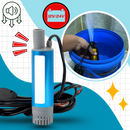 Bomba de transferência de líquido de alta potência da Winbang, tipo bomba de apoio, com conexão de 12V.