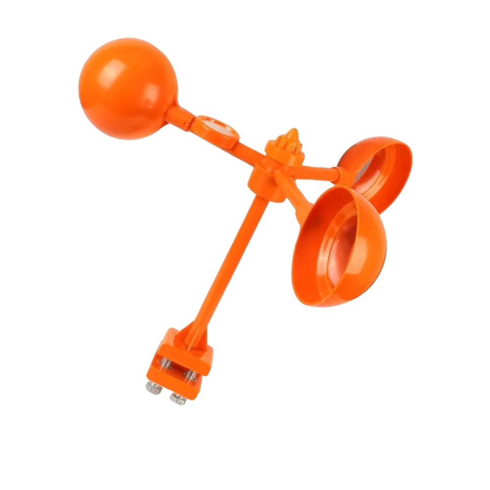Repelente de pássaros Ounona com sistema rotativo, refletor de vento laranja para controle de aves indesejadas.