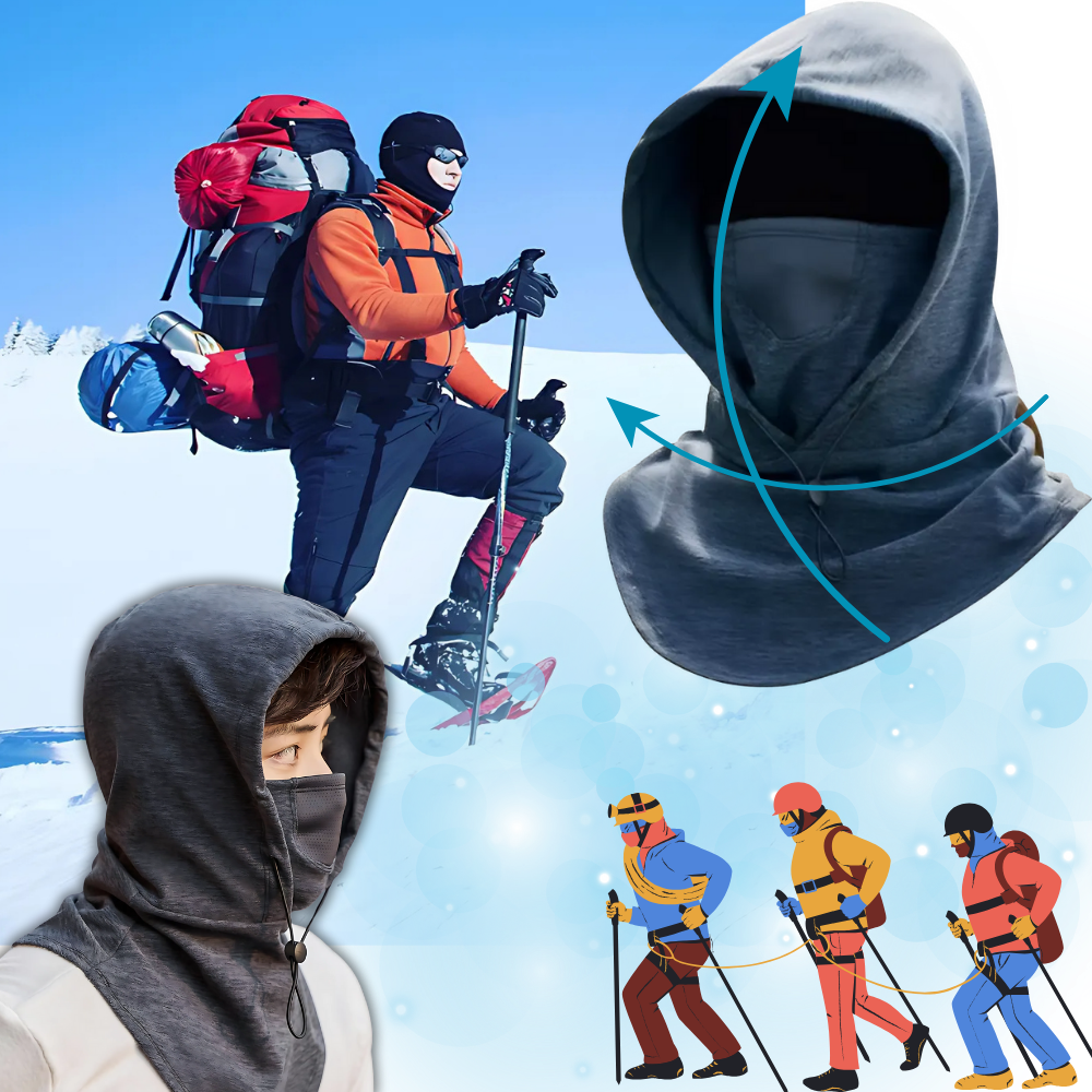 Máscara respirante cortavento para ciclismo da Huoge, proteção leve e respirável para atividades ao ar livre.
