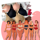 Soutien-gorge push-up sem fio de grande tamanho da marca Follure, com design confortável e cobertura ampliada.
