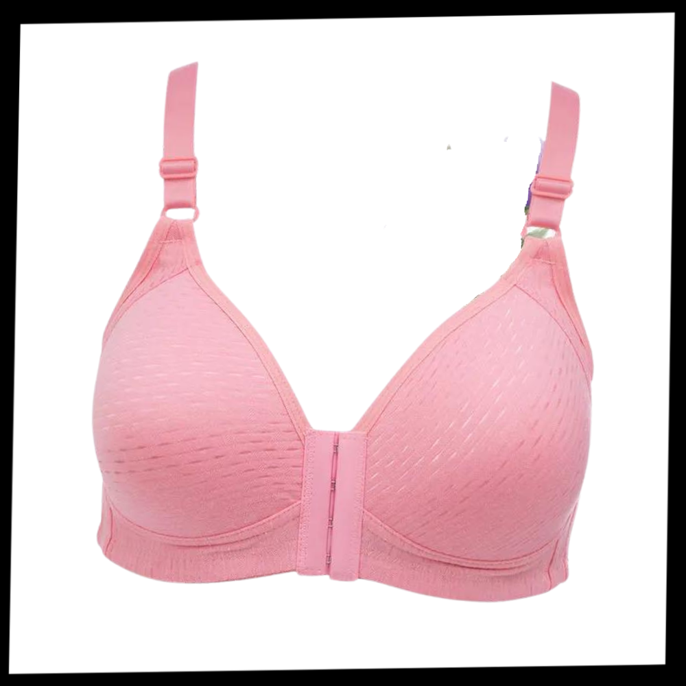 Soutien-gorge push-up sem fio de grande tamanho da marca Follure, com detalhes acolchoados e acabamento confortável.