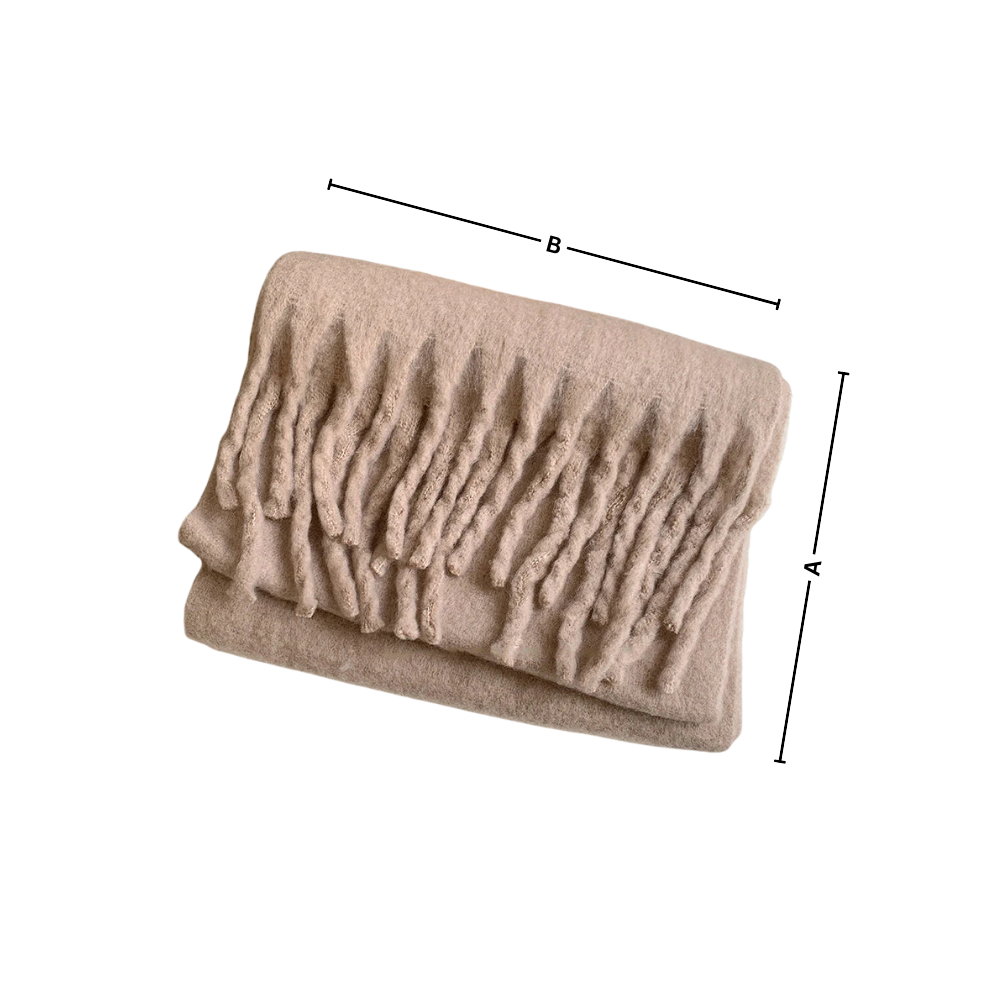 Cachecol feminino Sodial, tecido macio e confortável, estilo aconchegante e elegante, ideal para dias frios.