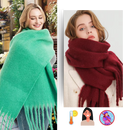 Echarpe feminina Sodial, tecido macio e aconchegante, ideal para complementar look elegante e confortável.