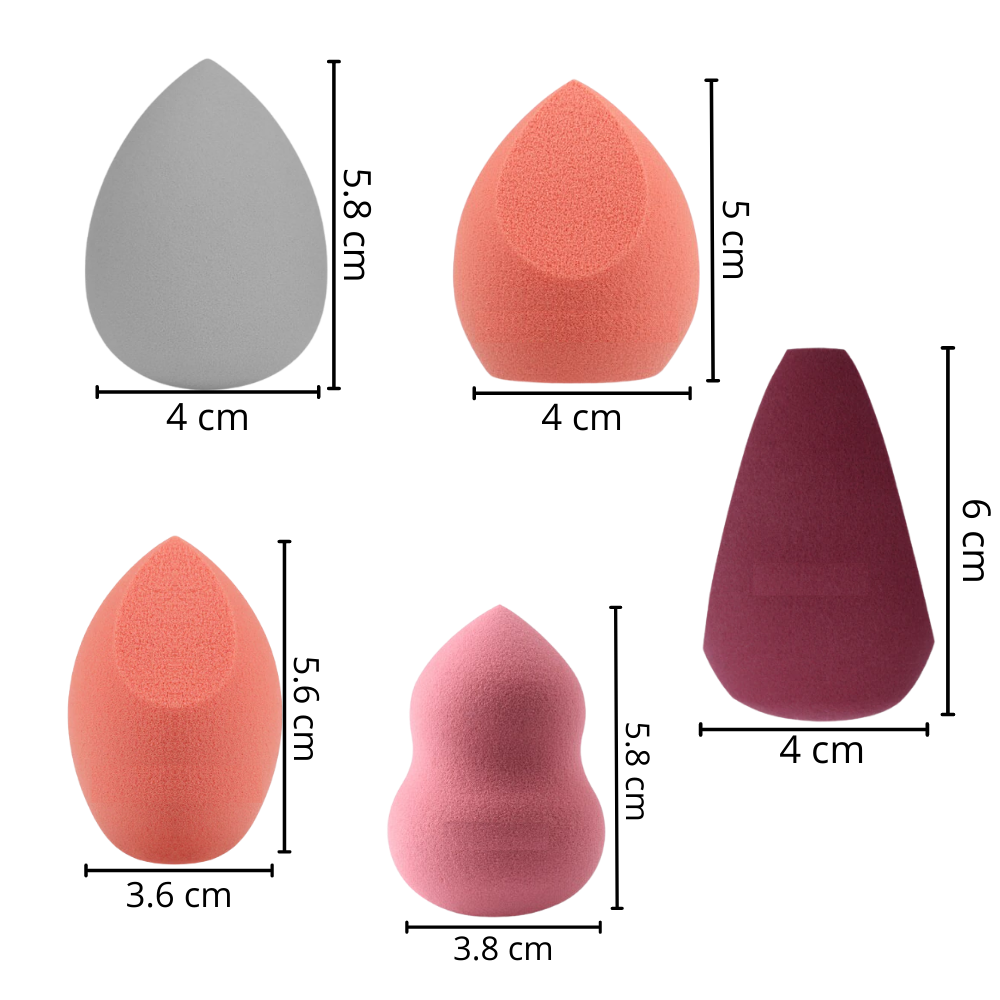 Esponja de maquiagem da Wonderful Magic, macia e suave, ideal para aplicação de cosméticos faciais.