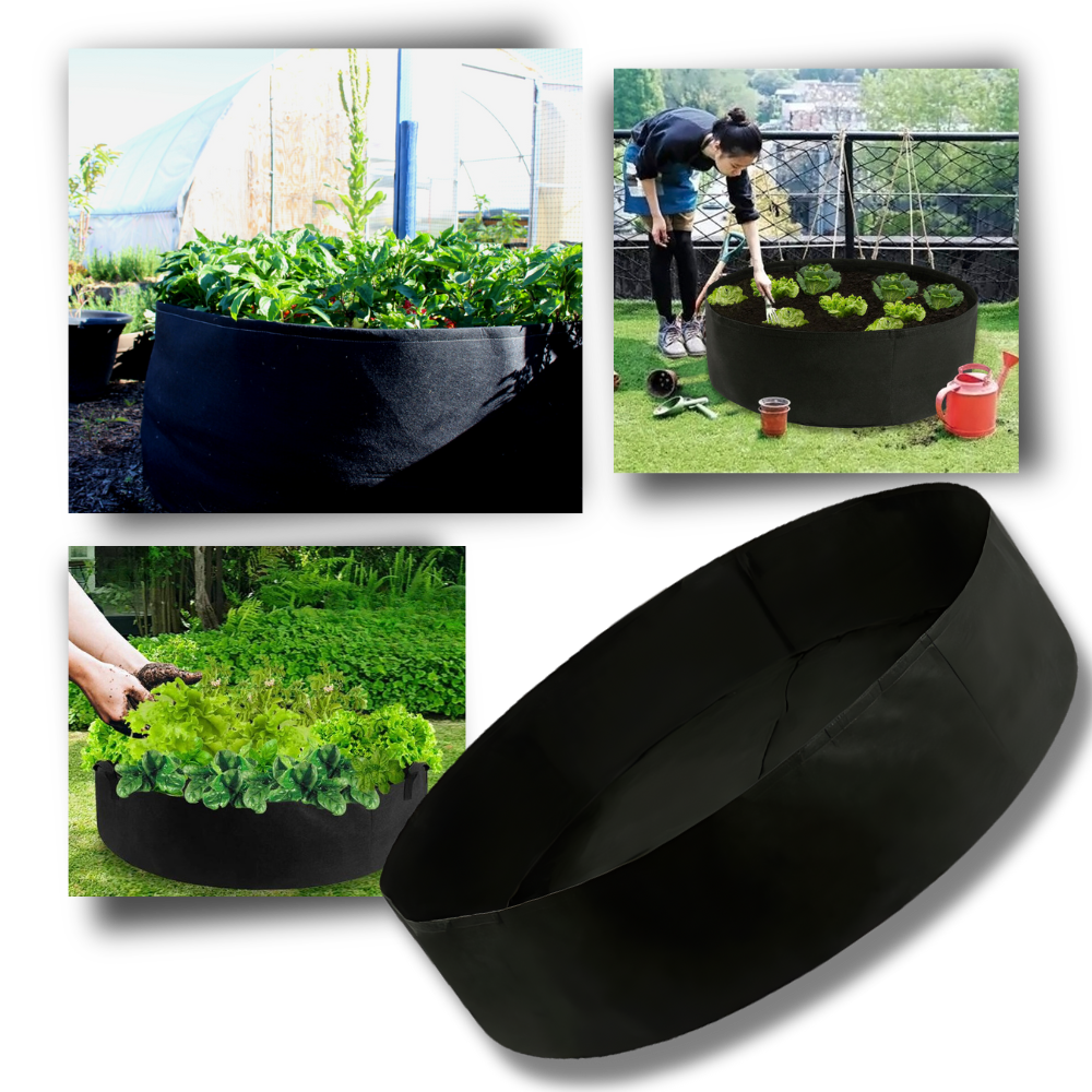 Sac de jardinagem respirante e versátil Worallymy, com 60x20 cm para plantio e cultivo de plantas ao ar livre.
