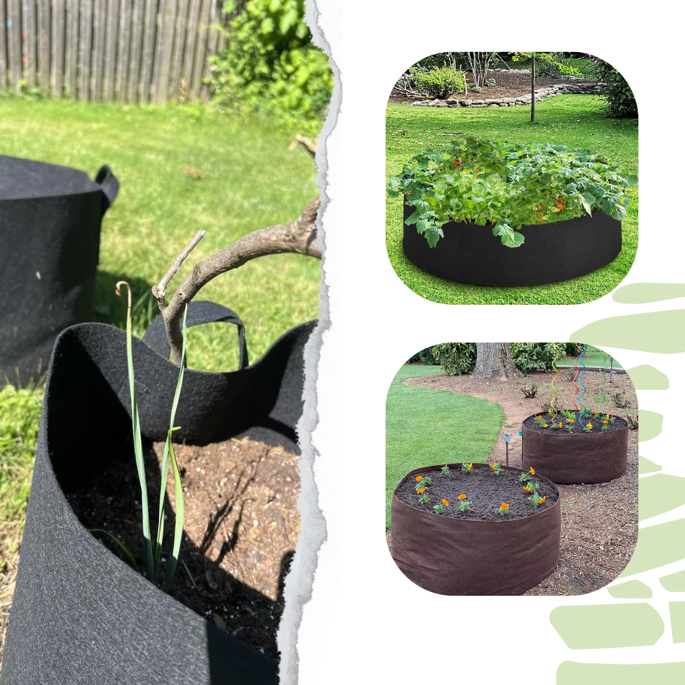Sac de plantation respirante e versátil Worallymy para jardinagem, 60x20 cm, feito de material resistente e fácil de usar.
