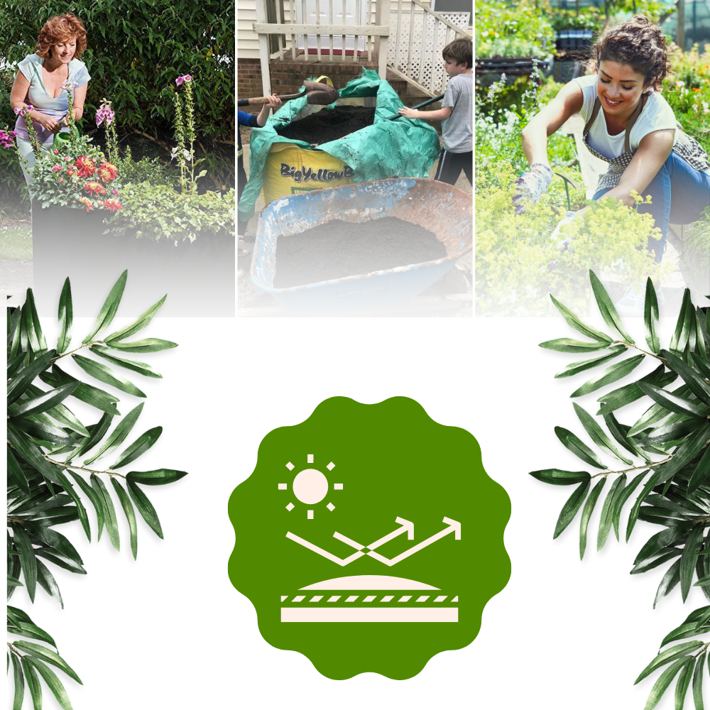 Sac de plantation respirante e versátil Worallymy para jardinagem, 60x20 cm, ideal para cultivo de plantas ao ar livre.