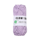 Fio fosforescente colorido da Wovilon para atividades de artesanato, em tom violeta com brilho que ilumina no escuro.