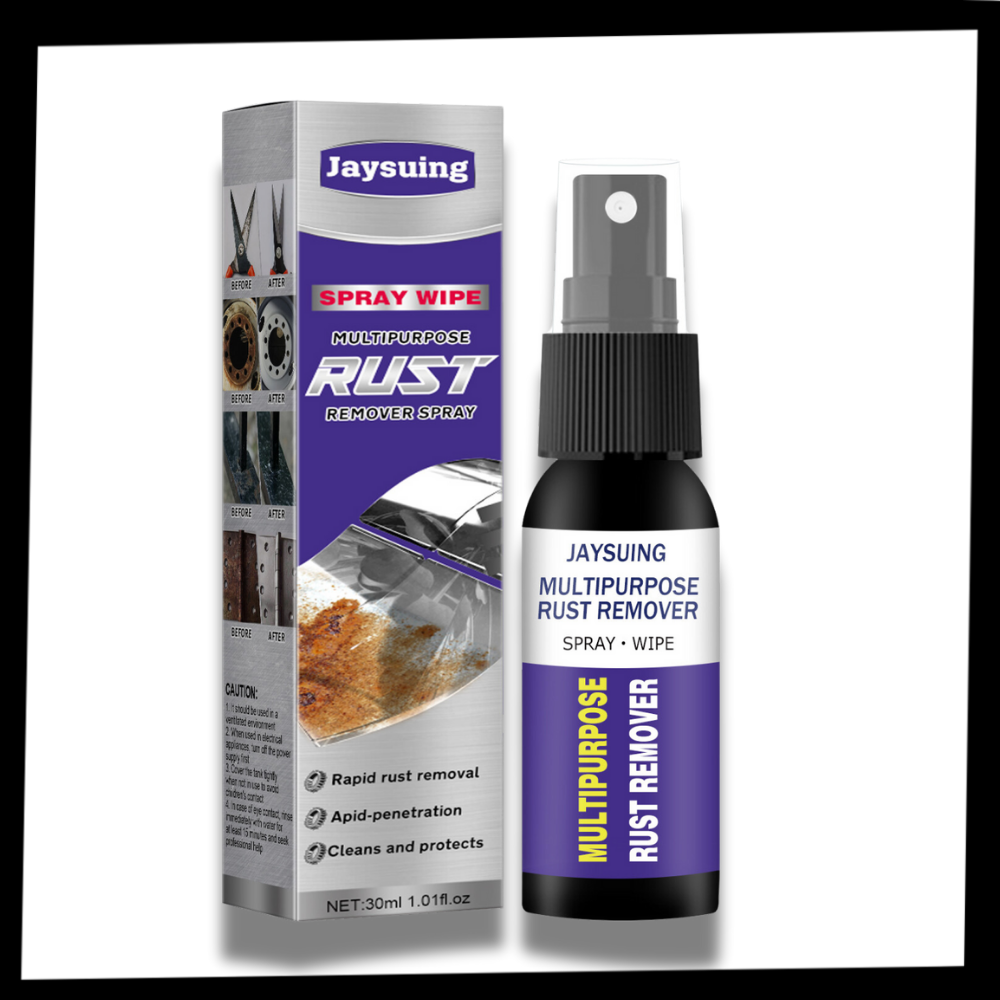 Spray antirruído e lubrificante Woxinda para proteção e lubrificação de metais, em embalagem spray.