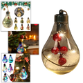 Ampoule Boule de Noël transparente à LED Wrea, décoration de Noël saisonnière pour embellir votre sapin ou intérieur.