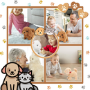 Boneco robô de brinquedo Xanovooo, cão Shih Tzu e gato chaton em estilo fofo e detalhado, ideal para brinquedos colecionáveis