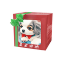 Boneco robô de brinquedo da Xanovooo, chaton ou cachorro Shih Tzu em smoking, com detalhes fofos e realistas.