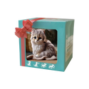 Boneco robô de brinquedo da Xanovooo com design de filhote de cachorro Shih Tzu em smoking, fofo e detalhado.