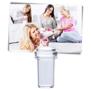 Kit de estampar gel para nail art com silicone e raspador, produto de cosméticos da marca Xelparuc, visível na imagem.