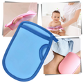 Luvas de esfoliação suaves para corpo da marca Xids, feitas de material macio para cuidados com a pele.