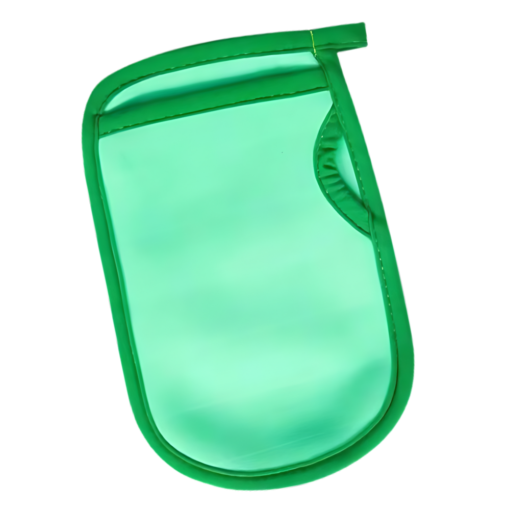 Luvas de esfoliação suaves para o corpo da marca Xids, feitas de material macio para cuidados com a pele.