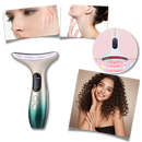 Aparelho de cosméticos Xinxinniu para tonificação do pescoço e rosto, dispositivo de beleza branco, usado na pele facial e do pescoço.