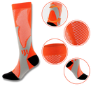Chaussettes de compression fonctionnelles et élégantes de la marque Xtf By Extreme Fit, en blanc, taille S.