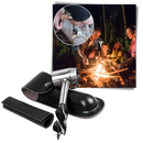Chave de fenda multifuncional Yabelda, ferramenta com encaixes variados, em acabamento marrom, para reparos e montagem.