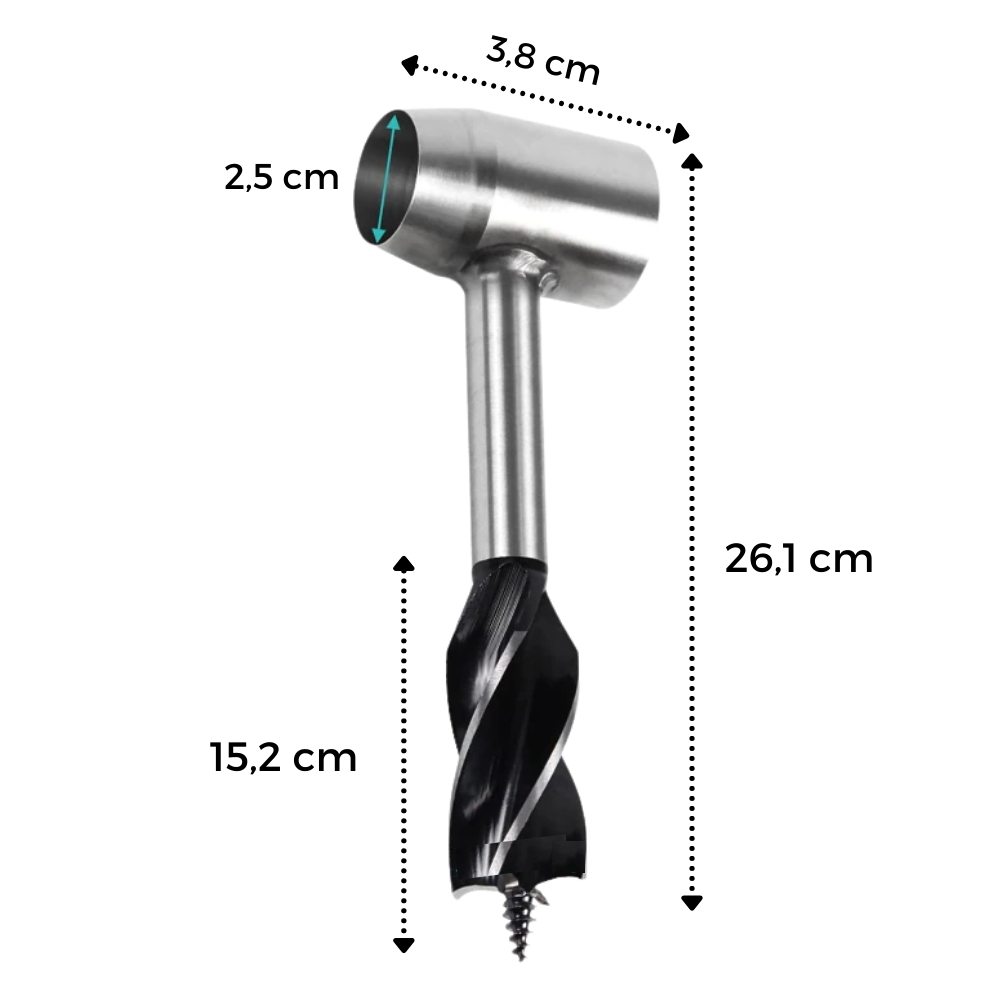 Chave de boca multifuncional Yabelda, ferramenta resistente com encaixes para aperto e ajuste em tons de marrom.