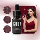 Parfum sedutor com pheromônes da Yadornos, para homens e mulheres, em embalagem de cosméticos com frasco elegante.