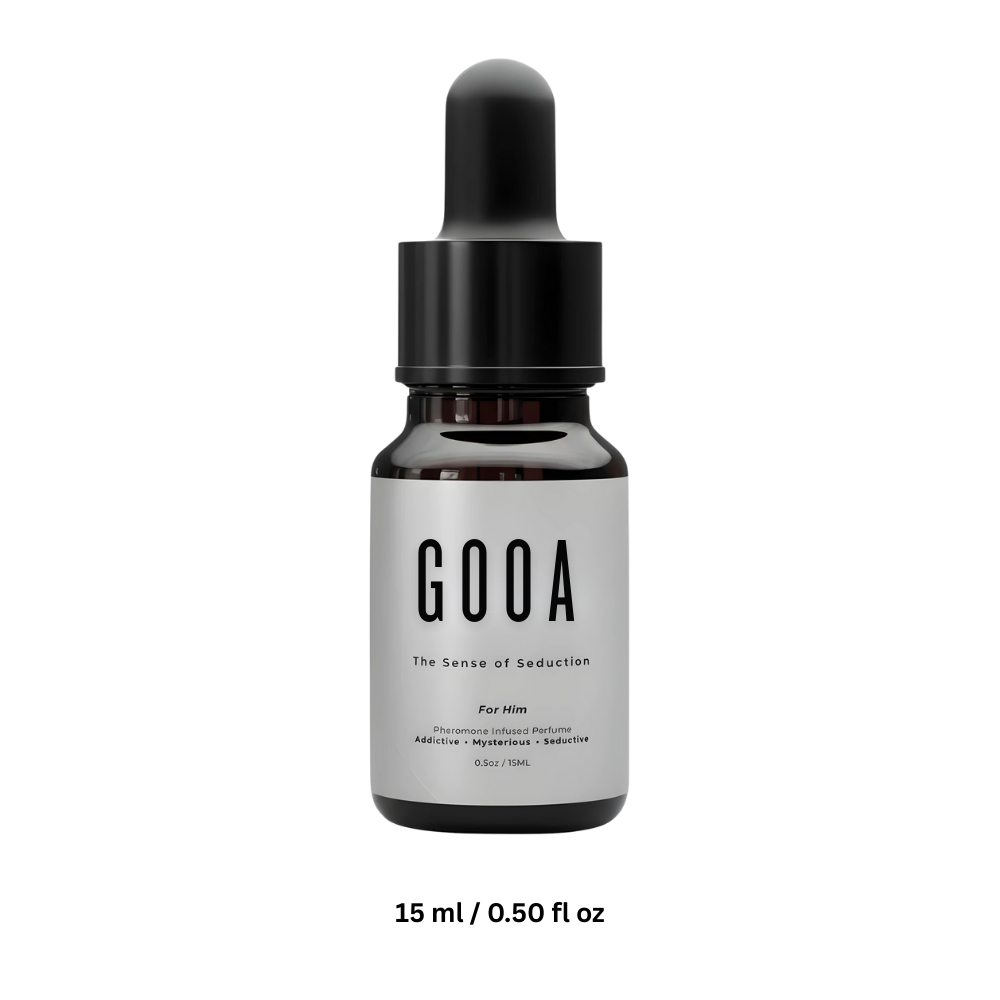 Parfum sedutor com feromônios da Yadornos, para homens e mulheres, em embalagem elegante, ideal para atrair e encantar.