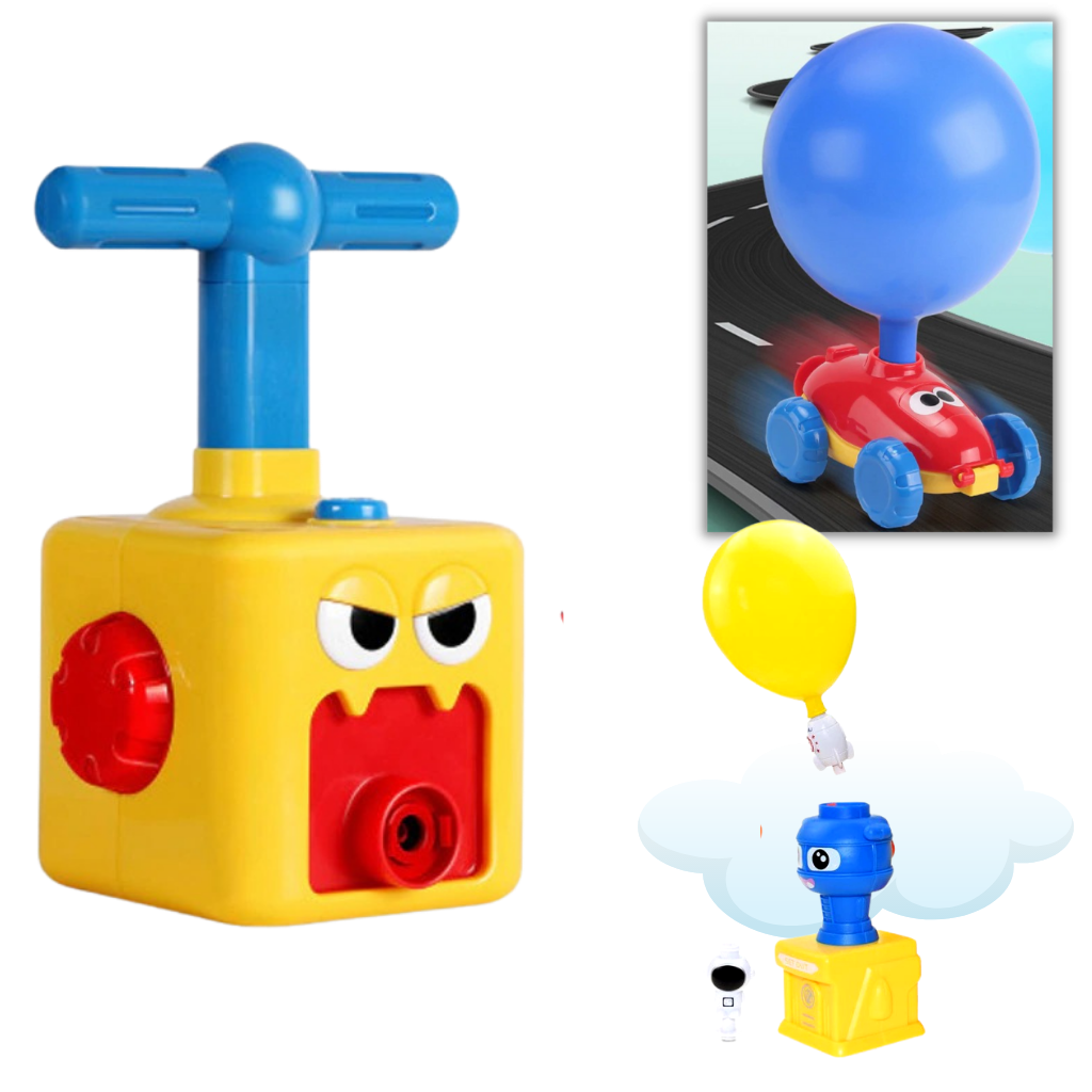 Lanceuse de ballons para carros, artigo de festa da marca Yaoping, com cores vibrantes e design divertido para celebrações.