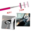 Raclette telescópica para retrovisor automotivo da marca Yaoping, peça de reposição preta para veículos e motos.