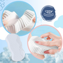 Esponja de banho exfoliante suave da Yedyly, feita de material macio para limpeza e cuidado da pele no banho.
