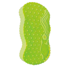 Esponja de banho exfoliante suave da Yedyly, feita de material macio para limpeza delicada da pele.