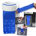 Conjunto de 5 anéis de vedação em silicone para drenos, produtos químicos da marca Yedyly, usados para vedação eficaz.