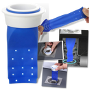 Conjunto de 5 anéis de vedação em silicone para drenos, produtos químicos da marca Yedyly, usados para vedação eficaz.